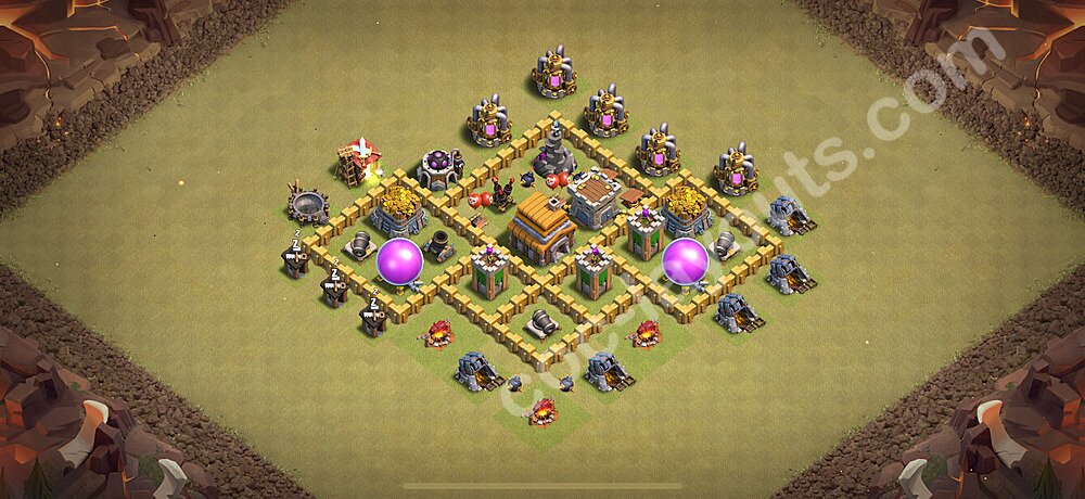 New TH5 War Base – Anti 3-Star Design & Copy Link CoC 2026