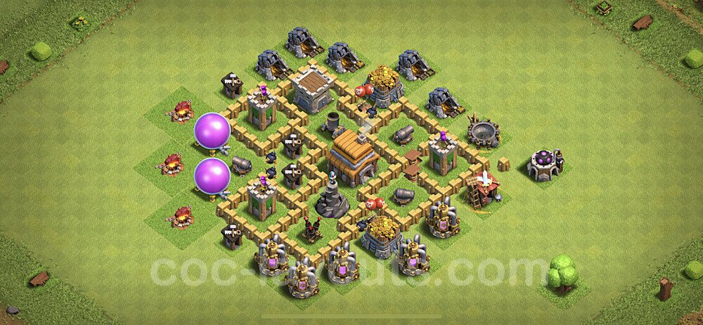 New TH5 War Base – Anti Everything Design & Copy Link 2025