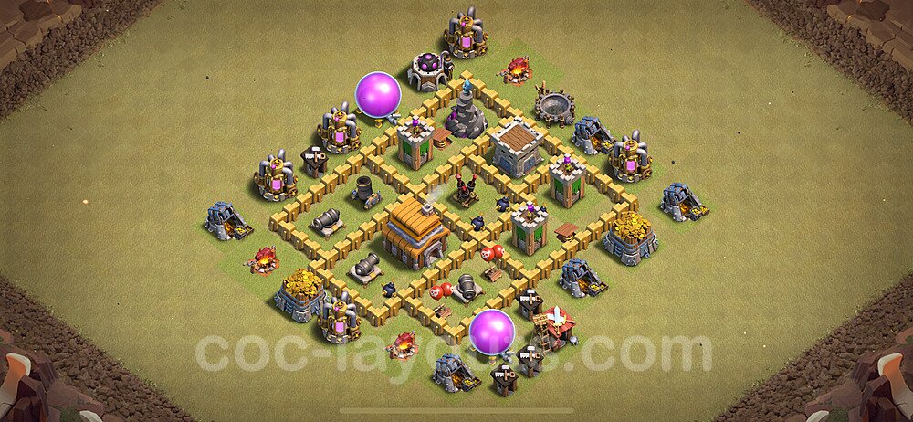 Ranked TH5 War Base – Anti Everything with Link Updated 2026