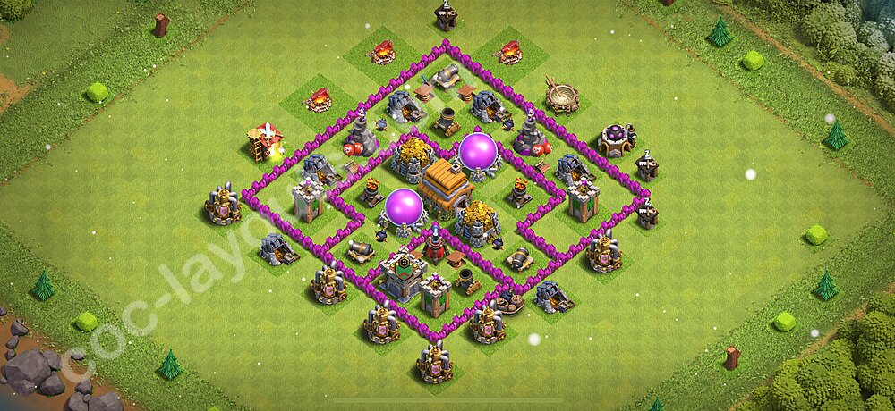 Top Rated TH6 Base – Resource Protection Farming Design Updated 2026