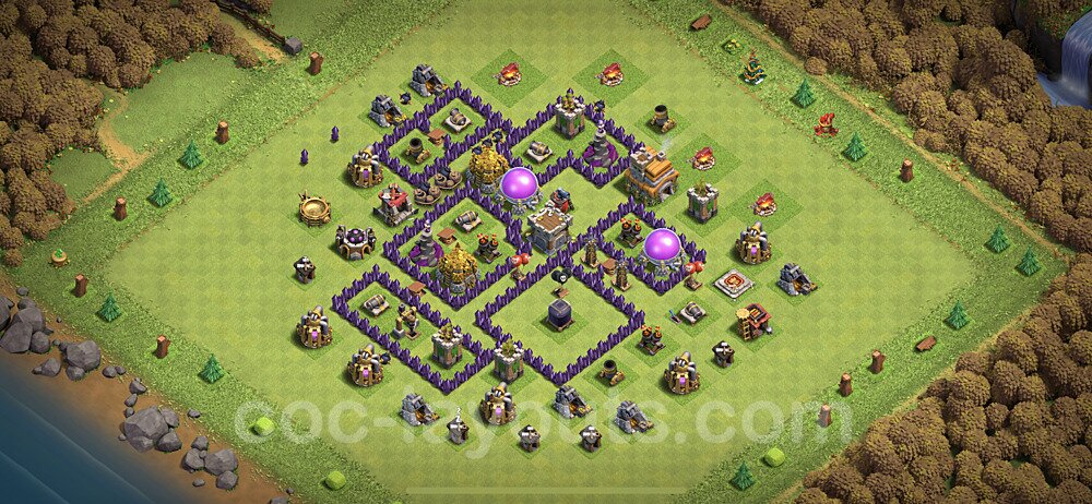 Anti Everything Farming Base for TH7 – Instant Copy Link CoC 2026