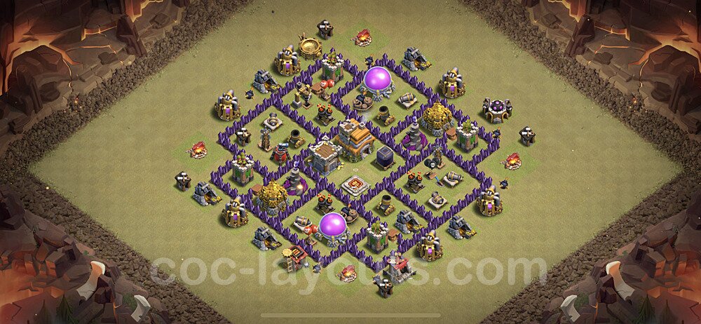 Anti Everything Layout for TH7 – Proven War Base 2026