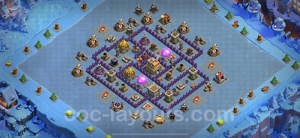 Dominate with This TH7 Farming Base – Anti Everything CoC 2026
