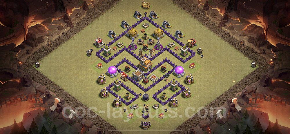 Meta TH7 War Base – Anti Everything Updated Updated 2026
