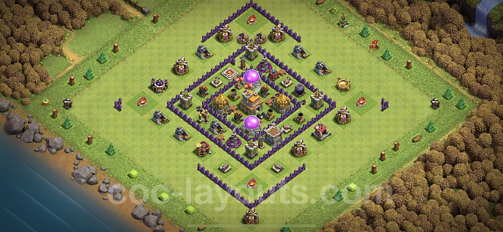 New TH7 Farming Base – Resource Protection Design & Copy Link Updated 2026