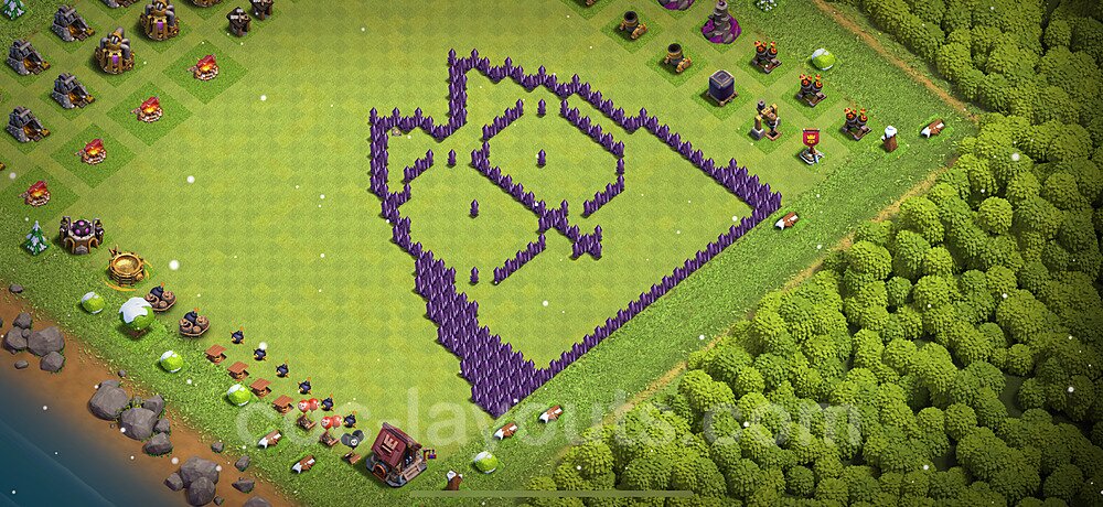 Solid Defense TH7 Base Layout | Best War Design Season 2026