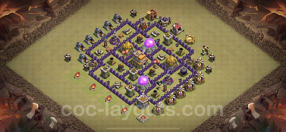 TH7 Hybrid Layout – Hybrid Defense Strategy & Base Link 2026