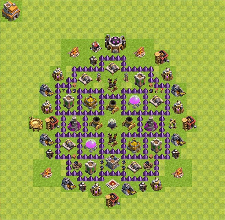TH7 Resource Protection Base Design β Top Farming Layout 2026