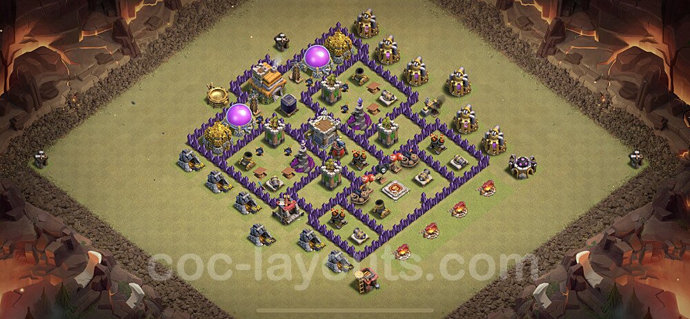 TH7 War Base Blueprint – Anti Everything Edition Updated 2026