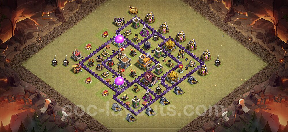 Ultimate TH7 War Base – Anti Everything with Copy Link CoC 2026