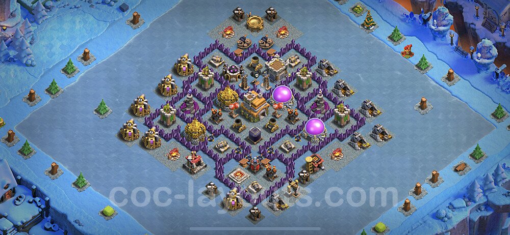 Ultimate TH7 War Base – Anti Everything with Copy Link Updated 2026