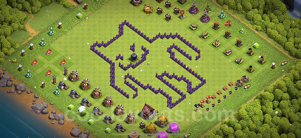 Ultimate TH7 War Base – Solid Defense with Copy Link Season 2026