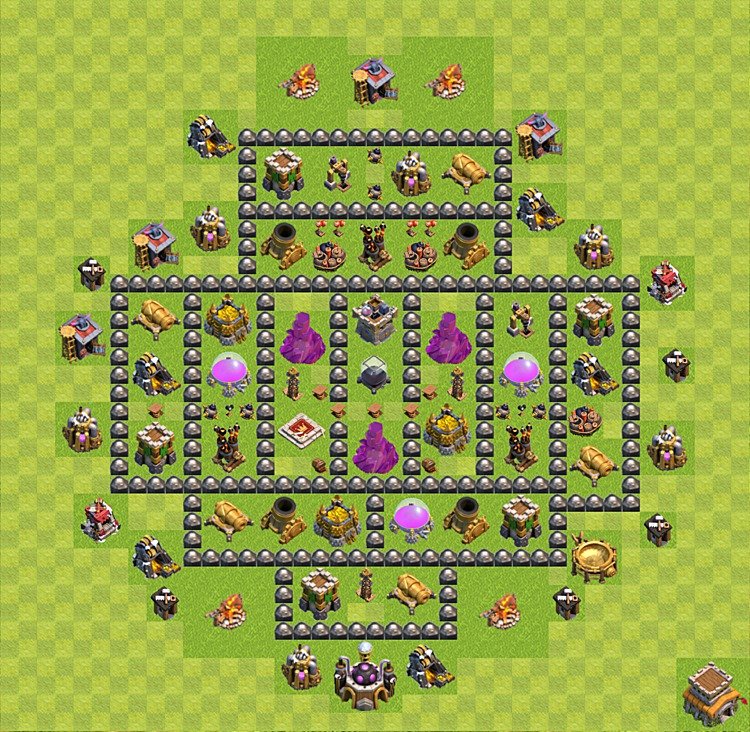 Best TH8 Farming Base – Resource Protection Plan CoC 2026