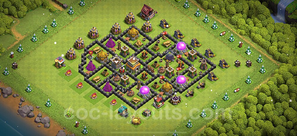 Dominate with This TH8 Hybrid Base – Hybrid Defense Updated 2026