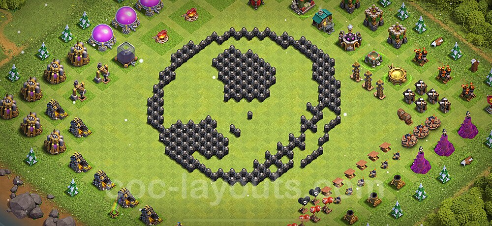 Meta TH8 War Base β Solid Defense Updated 2025