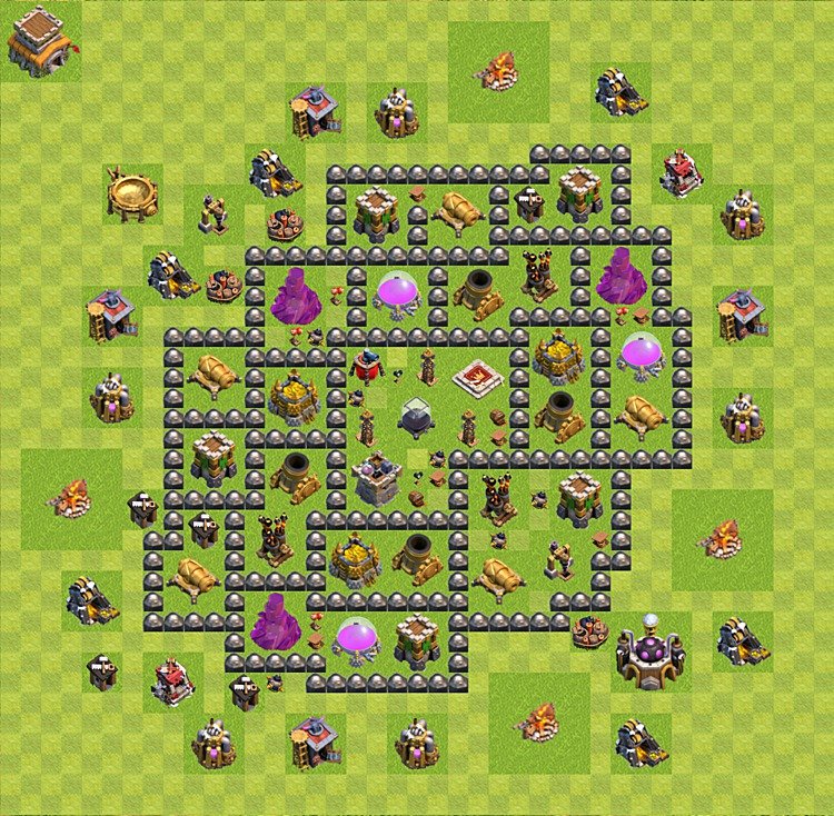 New TH8 Farming Base – Resource Protection Design & Copy Link 2025