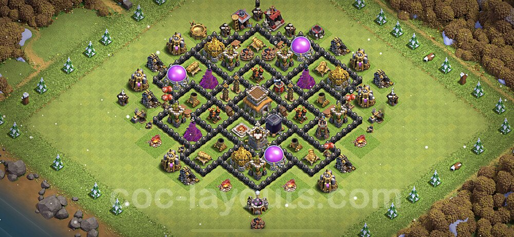 New TH8 Hybrid Base – Hybrid Defense Design & Copy Link 2025