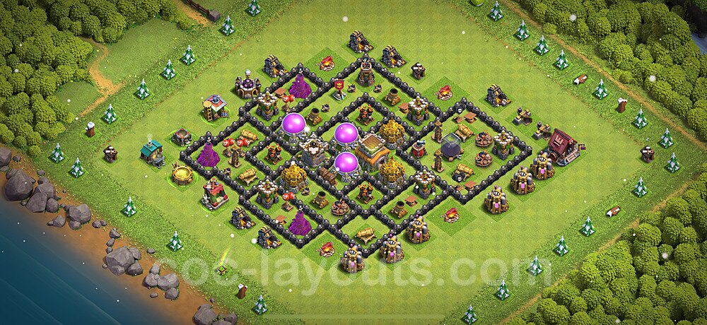 New TH8 Hybrid Base – Hybrid Defense Design & Copy Link 2026