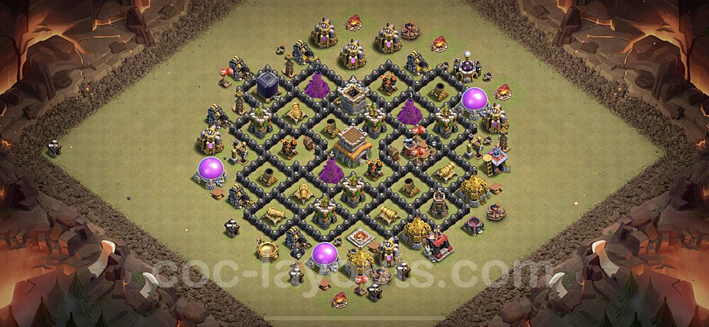 New TH8 War Base – Anti Everything Design & Copy Link 2026