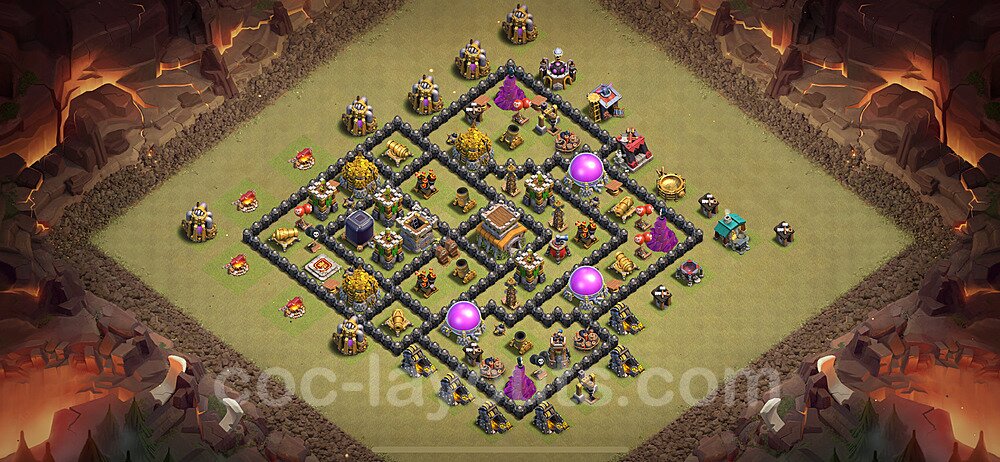 New TH8 War Base – Anti Everything Design & Copy Link 2026