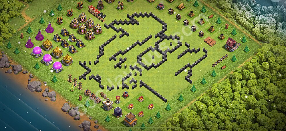 Optimized TH8 Base – Solid Defense War Plan Updated 2026