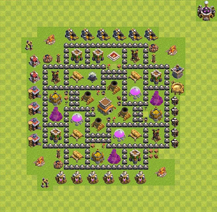 Ranked TH8 Trophy Base – Trophy Pushing with Link CoC 2026