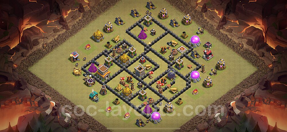 Solid Defense War Base for TH8 – Instant Copy Link Season 2026