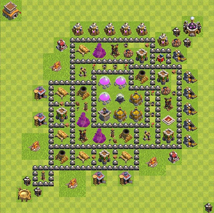 Strongest TH8 Farming Base – Resource Protection Guide CoC 2026