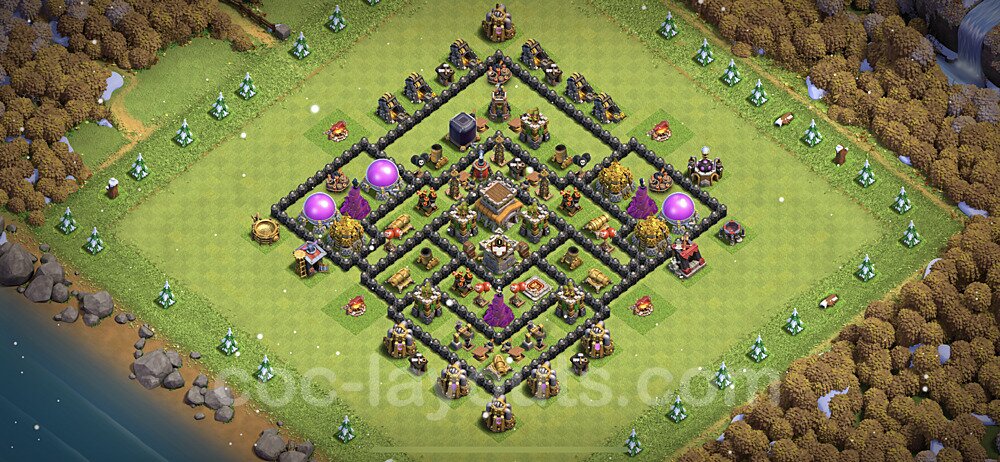 Strongest TH8 Hybrid Base – Anti 2-Star Guide Updated 2026