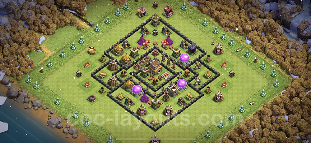 Strongest TH8 War Base β Anti Dragon Guide Updated 2026