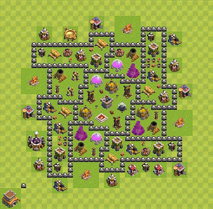 Tested TH8 Farming Base – Resource Protection Plan & Copy Link CoC 2026