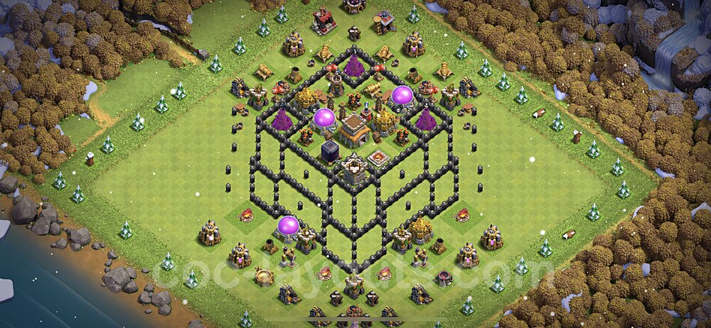 Tested TH8 War Base – Solid Defense Plan & Copy Link 2026