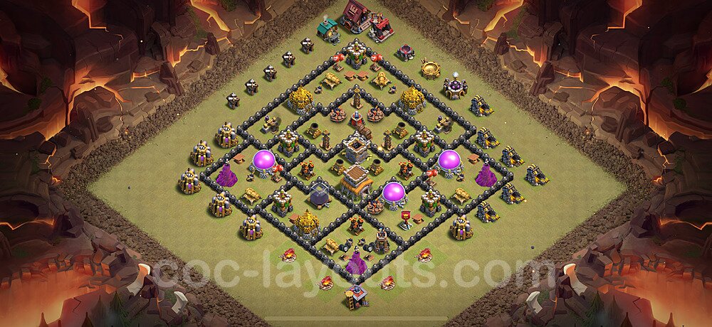 TH8 Anti 3-Star Base Design β Top War Layout 2025