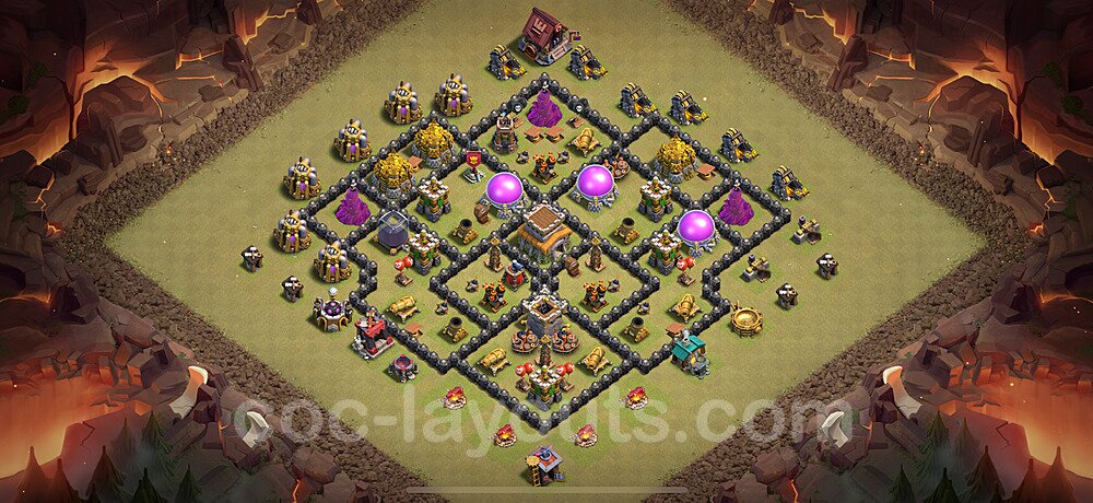 TH8 Anti Everything Base β Award-Winning War Layout 2025