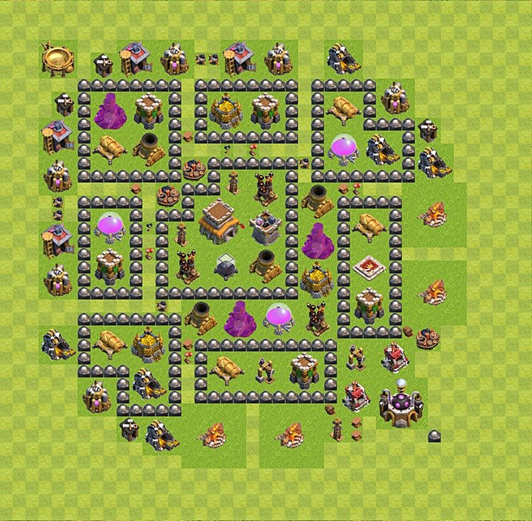 TH8 Base with Copy Link – Trophy Pushing Trophy Layout Updated 2026