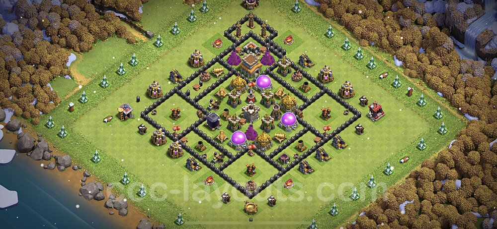 TH8 Farming Base Blueprint – Resource Protection Edition 2026