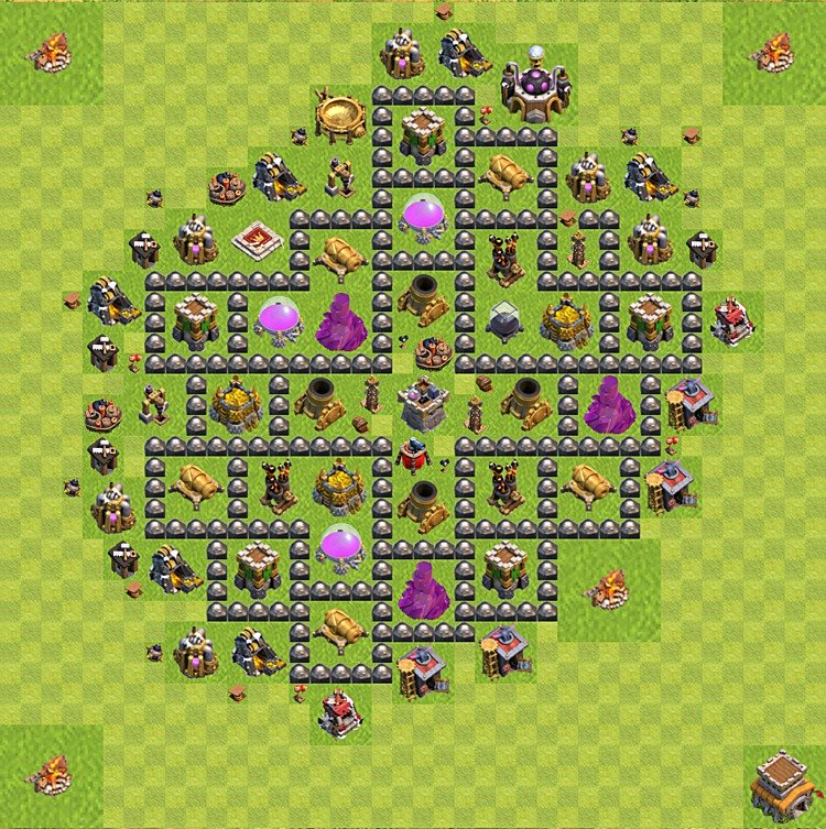 TH8 Farming Layout – Resource Protection Strategy & Base Link 2025