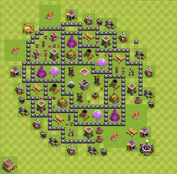 TH8 Farming Village Layout – Resource Protection Ranked Design Season 2026