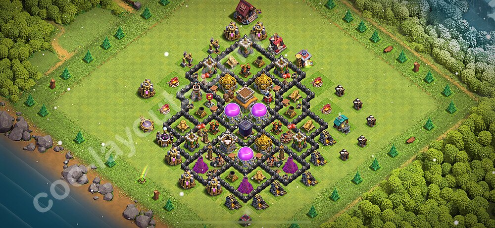 TH8 Hybrid Base Blueprint – Anti Air Edition 2026