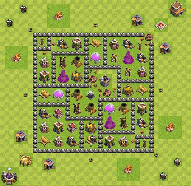 TH8 Resource Protection Base – Competitive Farming Layout 2025