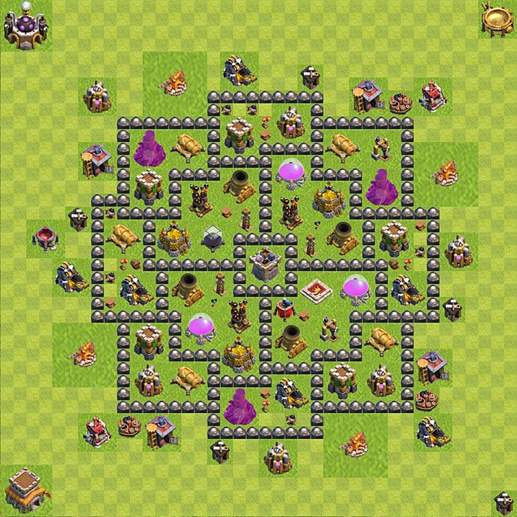 TH8 Resource Protection Base Design – Top Farming Layout Season 2026