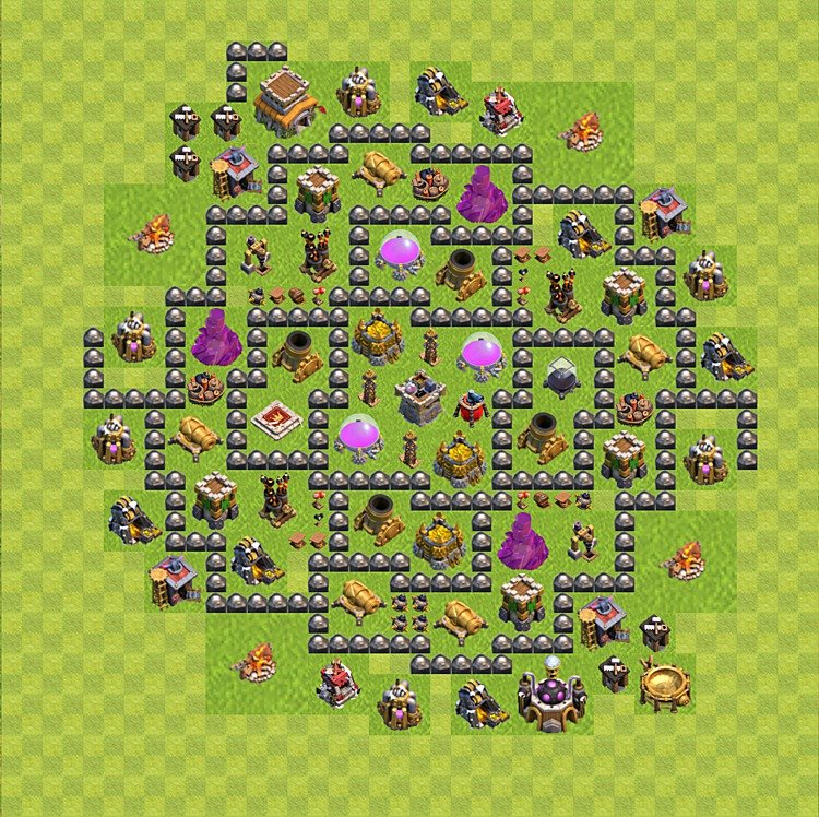 TH8 Resource Protection Farming Layout – Copy Link Included CoC 2026