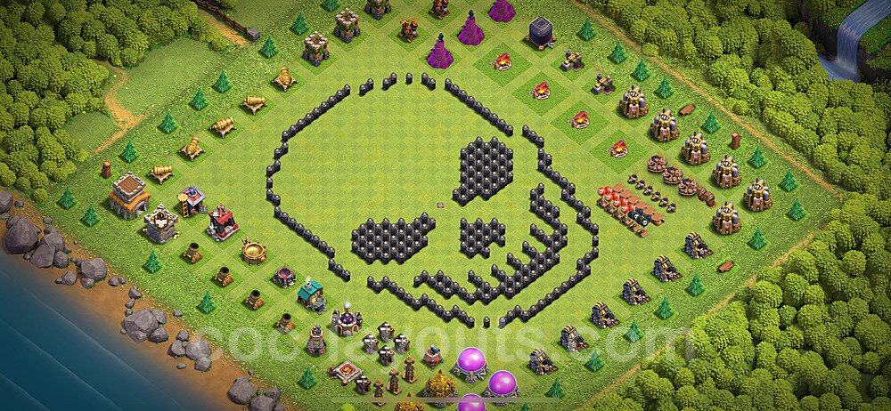 TH8 Solid Defense Base Design – Top War Layout 2026
