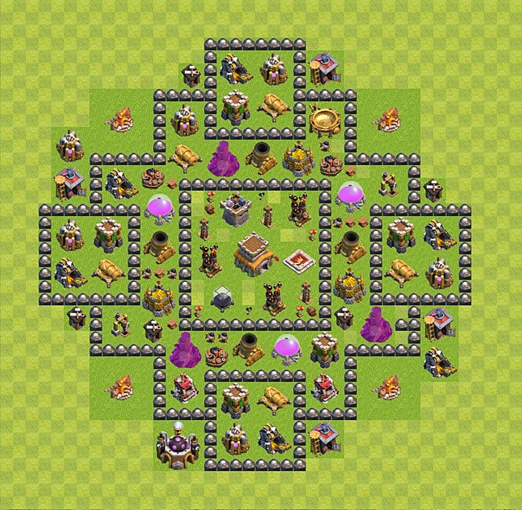TH8 Trophy Base with Link – Trophy Pushing Layout 2025