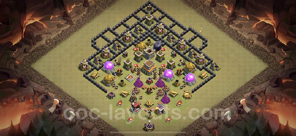 TH8 War Setup – Anti Everything Defensive Layout 2026