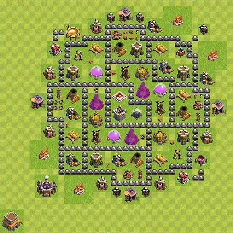 Top Rated TH8 Base – Resource Protection Farming Design Updated 2026