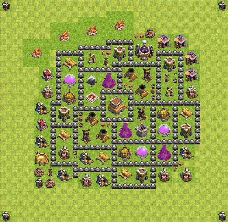 Trophy Pushing TH8 Base Layout | Best Trophy Design CoC 2026