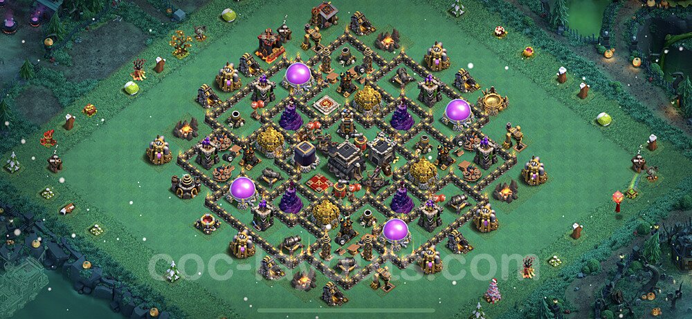 Anti 2-Star Hybrid Base for TH9 – Instant Copy Link CoC 2026