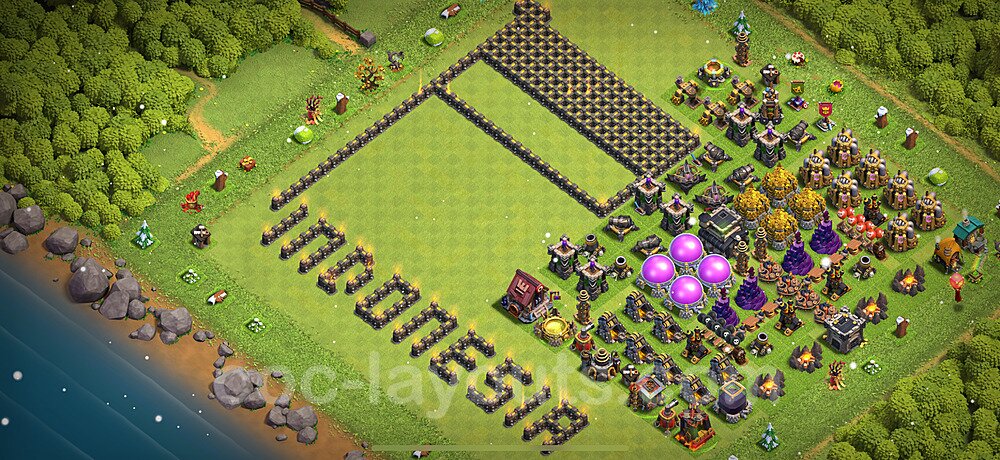 Best TH9 War Base β Solid Defense Plan Updated 2026