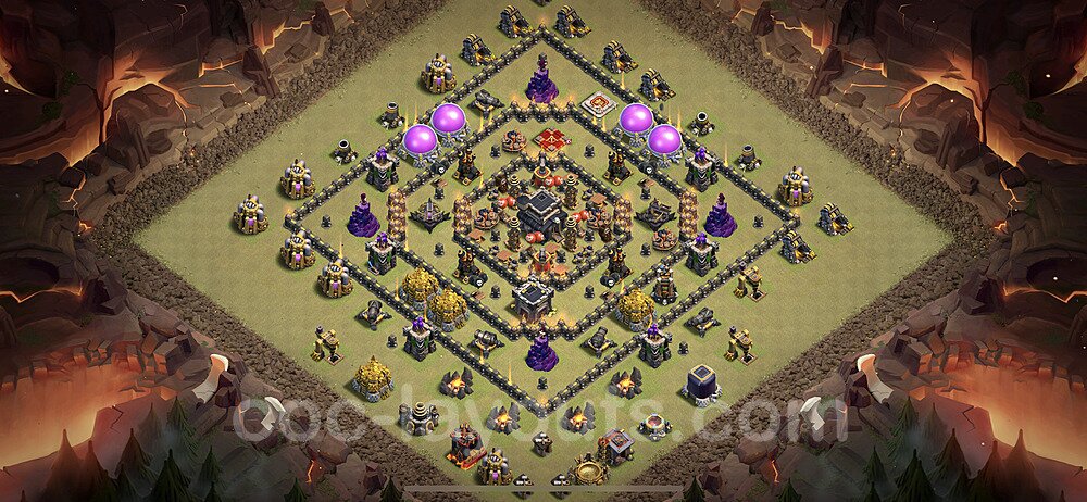 Dominate with This TH9 War Base – Anti Everything Season 2026
